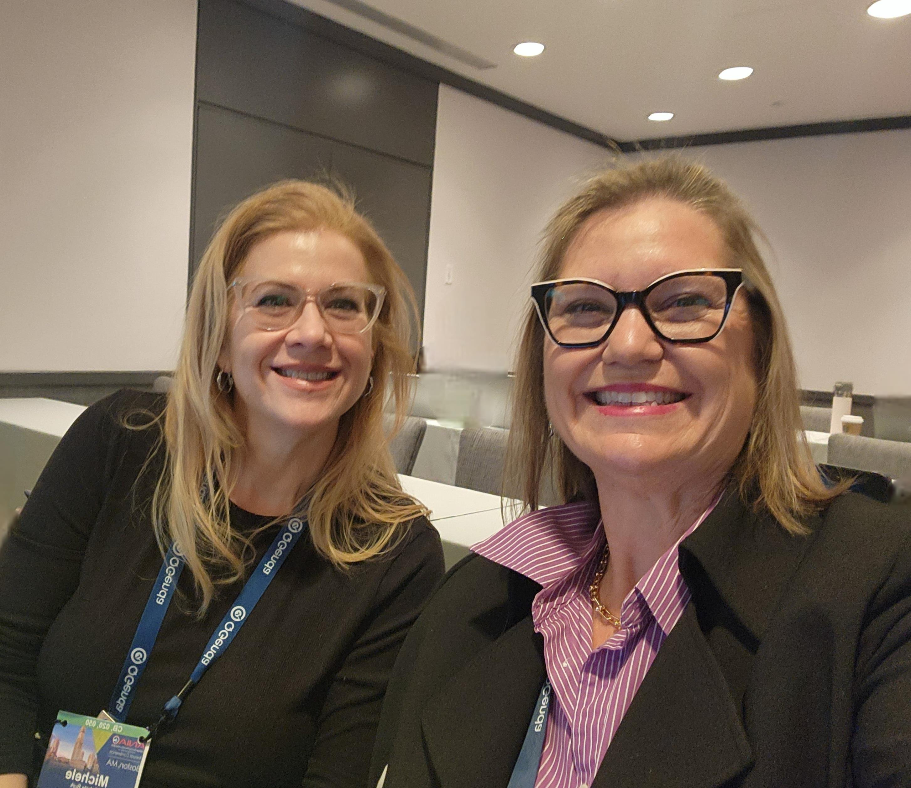 Pre-Conference-Michele Burk and Julie Luengas